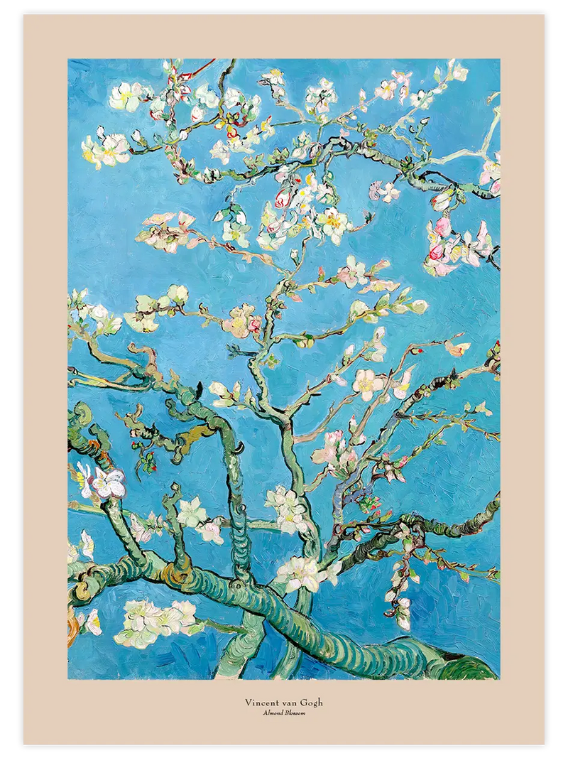 Van Gogh Almond Blossoms - Art Print Ünlü Ressamlar Poster