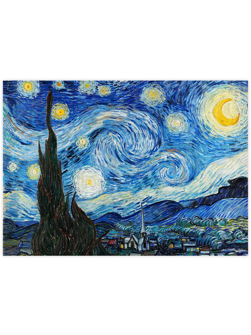 Vincent van Gogh The Starry Night - Art Print Ünlü Ressamlar Poster