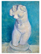 Van Gogh Plaster Cast of a Woman's Torso - Art Print