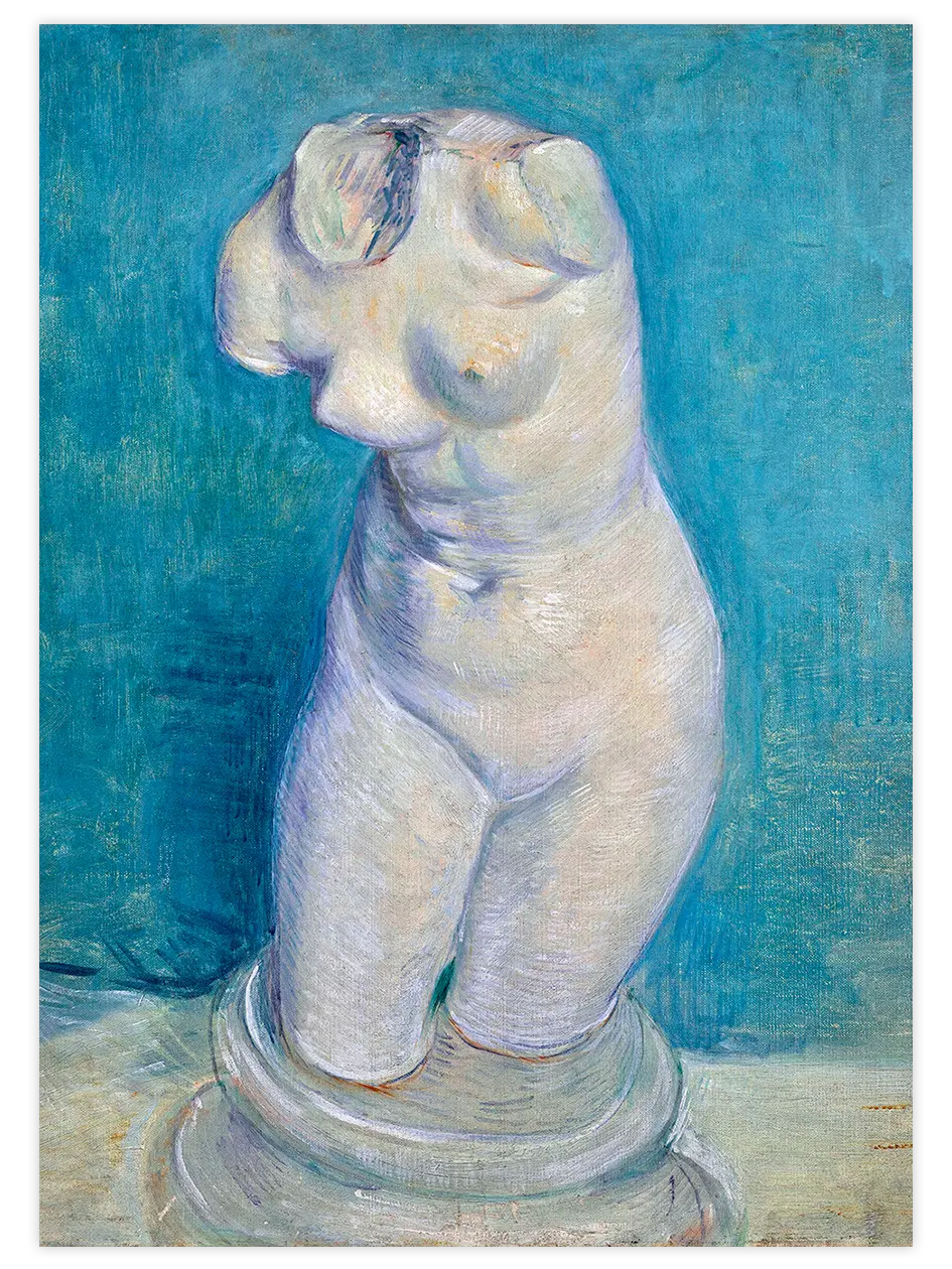 Van Gogh Plaster Cast of a Woman's Torso - Art Print