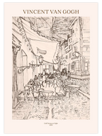 Van Gogh Cafe Terrace at Night - Art Print