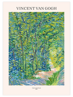 Van Gogh Ormanda Patika - Art Print