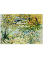 Van Gogh River Bank at Springtime - Art Print