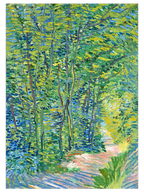 Van Gogh Path in the Woods - Art Print
