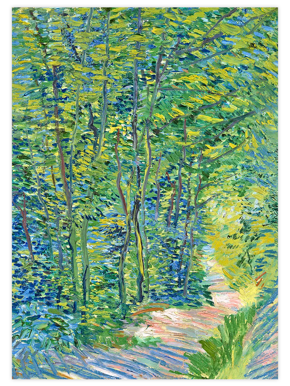 Van Gogh Path in the Woods - Art Print Ürün ana görseli
