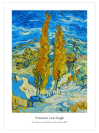 Van Gogh Two Poplars In The Alpilles - Art Print