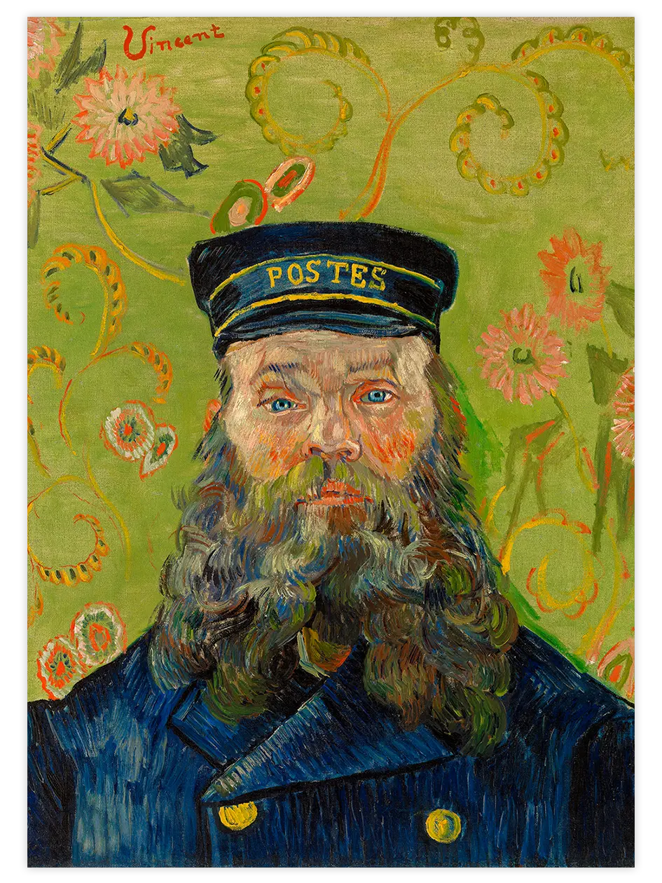 Vincent van Gogh The Postman - Art Print Ünlü Ressamlar Poster