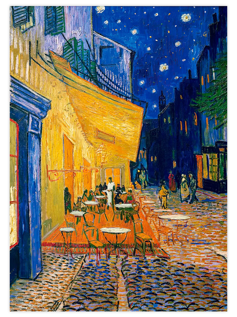 Van Gogh Café Terrace at Night - Art Print Ünlü Ressamlar Poster