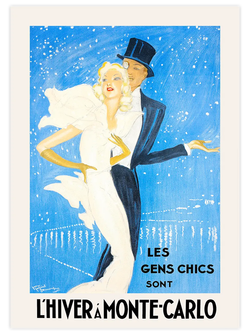 Vintage Les Gens Chics - Art Print Ünlü Ressamlar Poster