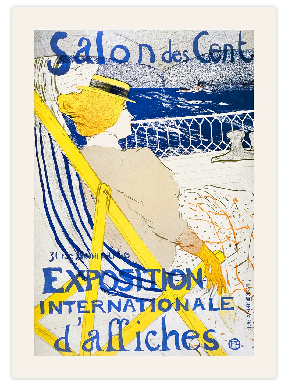 Vintage Salon Des Cent - Art Print Ürün ana görseli