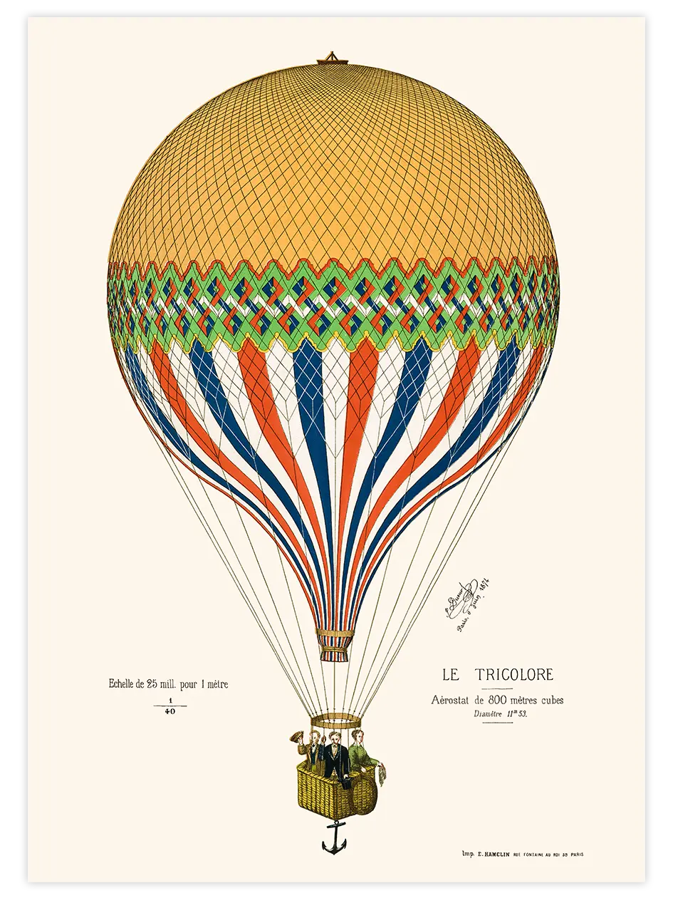 Le Tricolore - Art Print