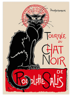 Vintage Le Chat Noir - Art Print