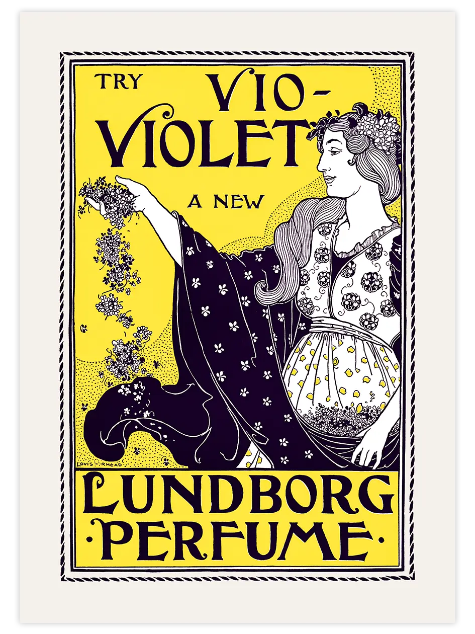 Vintage Vio Violet - Art Print