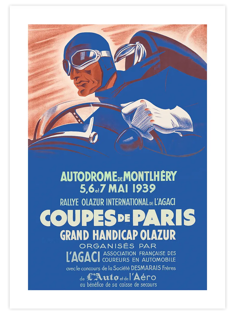 Vintage Rally International - Art Print Ünlü Ressamlar Poster