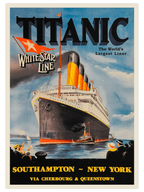 Vintage Titanic - Art Print