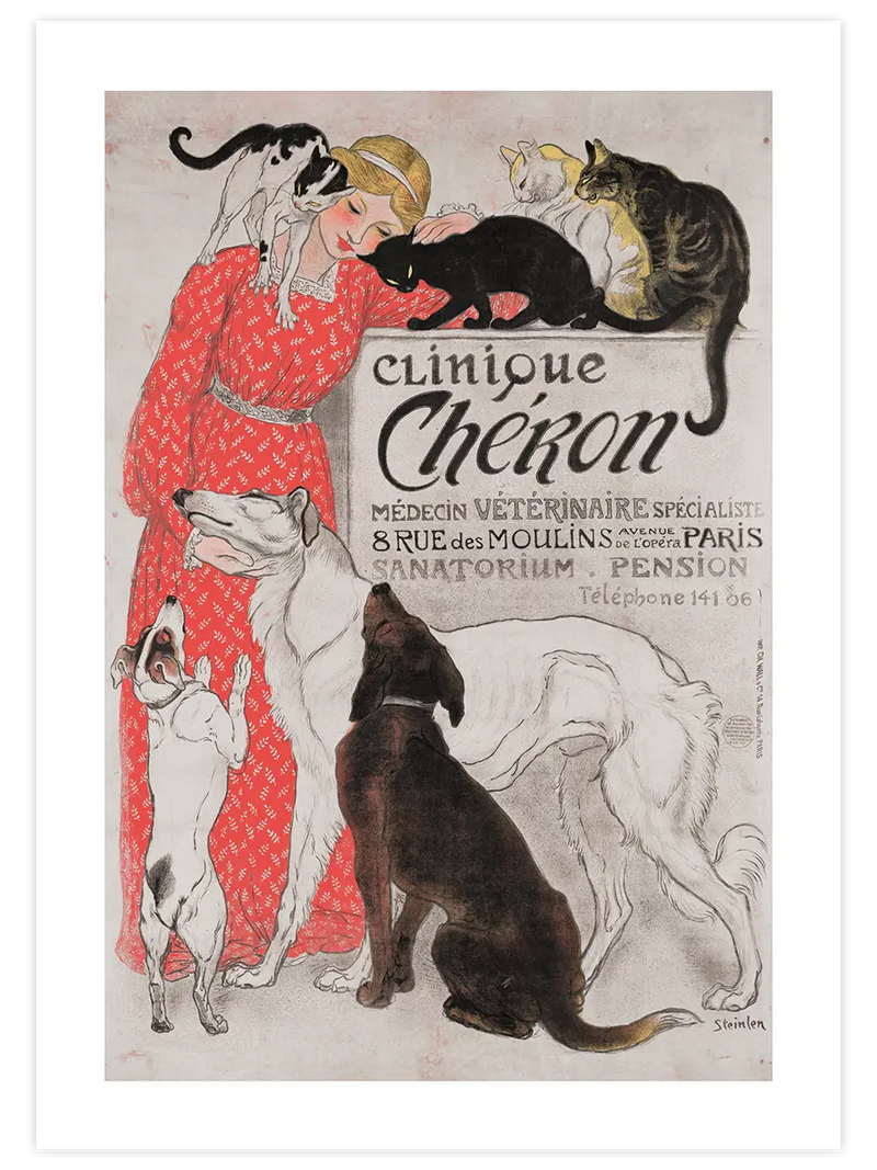 Vintage Clinique Chéron - Art Print Ünlü Ressamlar Poster
