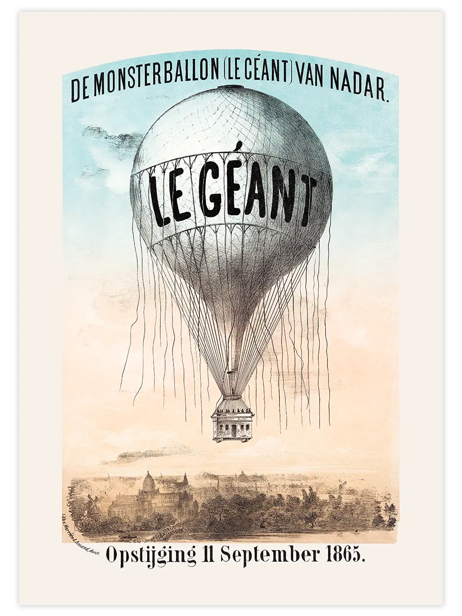 Vintage Le Géant - Art Print Ürün ana görseli