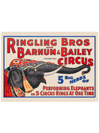 Vintage Bailey Circus - Art Print