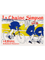 Vintage La Chaine Simpson - Art Print