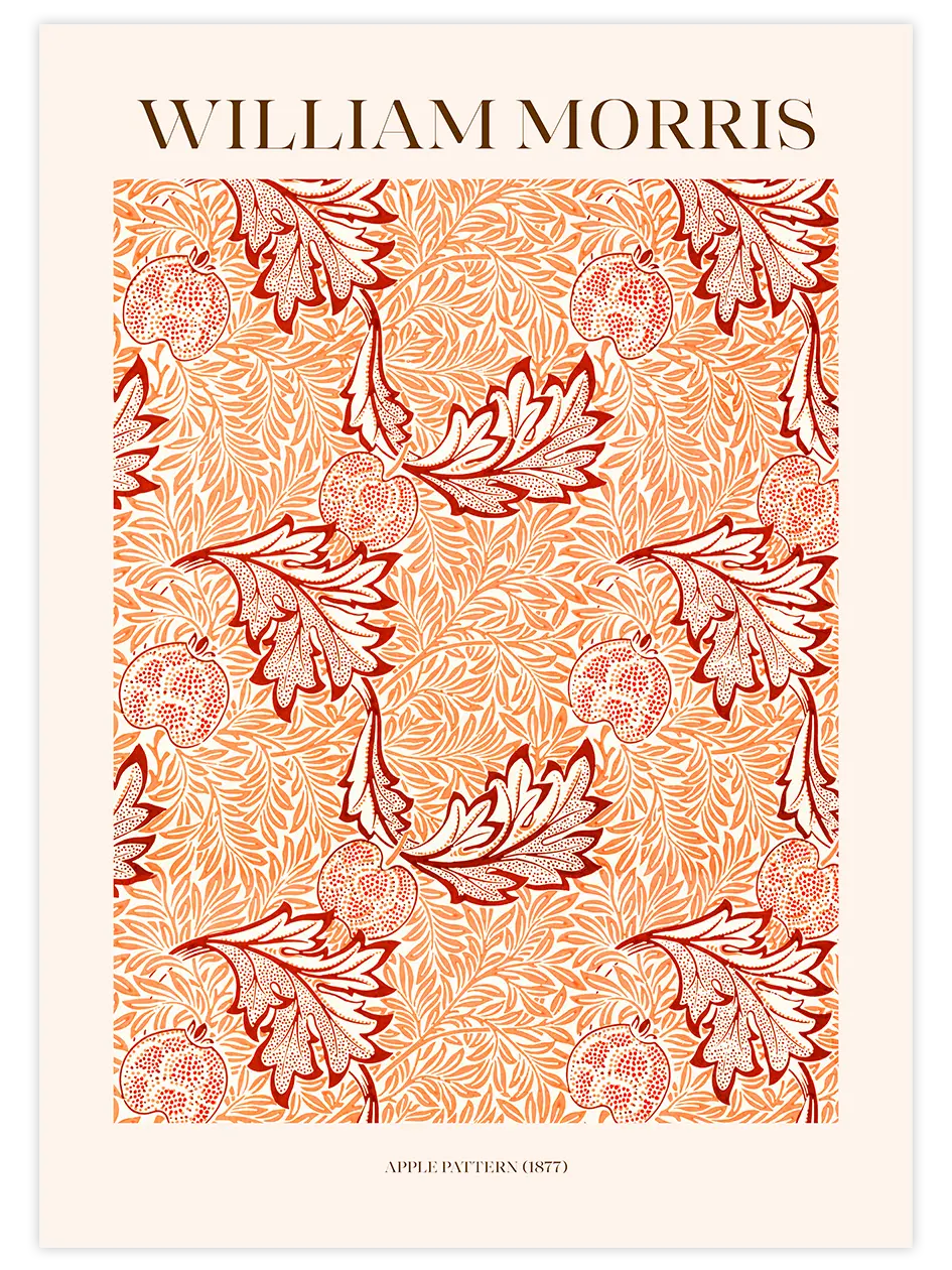 William Morris Apple Pattern - Art Print Ünlü Ressamlar Poster