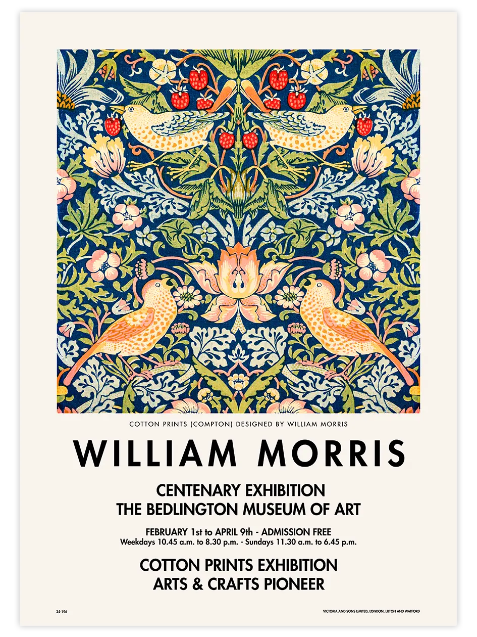 William Morris Afiş N6 - Art Print Ünlü Ressamlar Poster