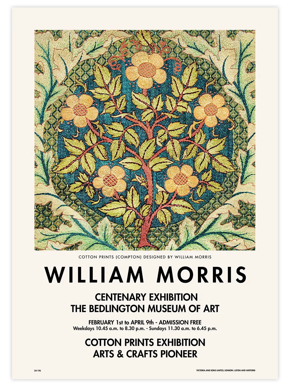 William Morris Afiş N3 - Art Print Ünlü Ressamlar Poster