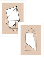 Geometric Forms - Poster Seti Duo