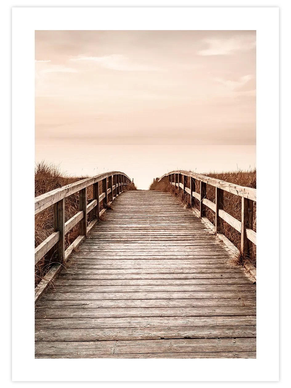 Ahşap Köprü - Art Print Ürün ana görseli