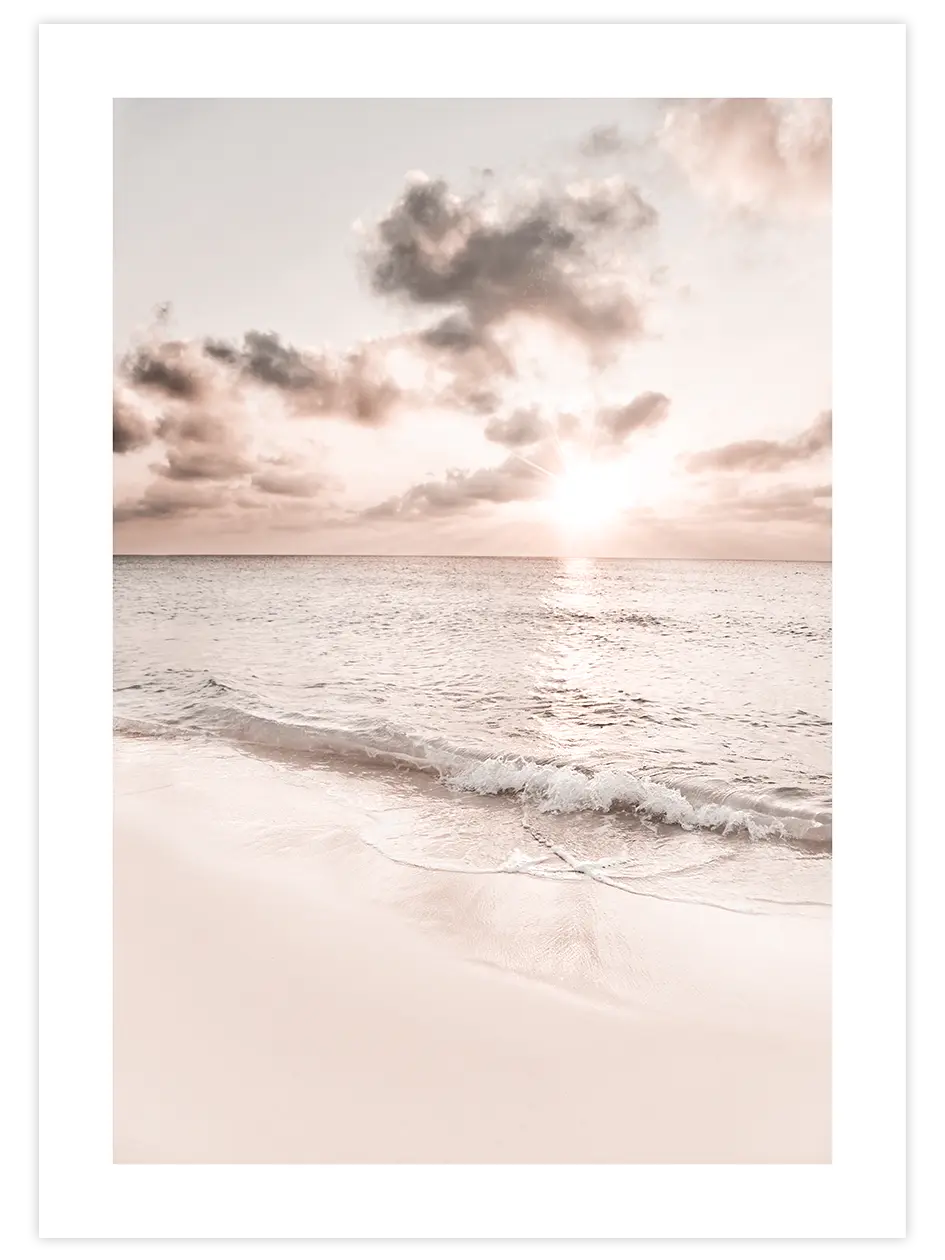 Pink Golden Morning - Art Print Fotoğraflar Poster