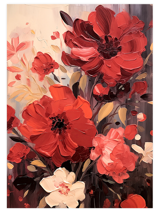 Red Flowers N2 - Art Print