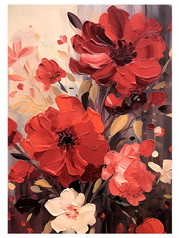 Red Flowers - Poster Seti Duo