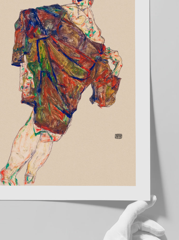 Egon Schiele Redemption - Art Print