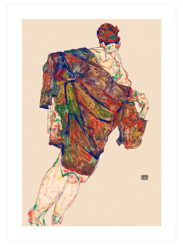 Egon Schiele Redemption - Art Print
