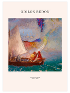 Odilon Redon La Voile Grise - Art Print