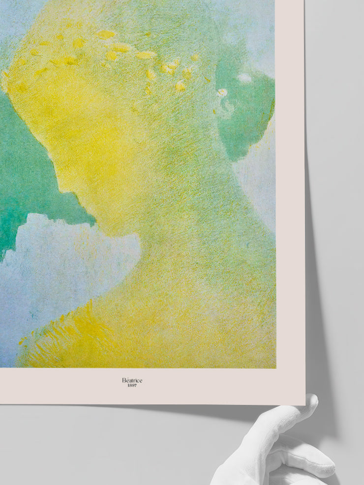Odilon Redon Béatrice - Art Print  Poster