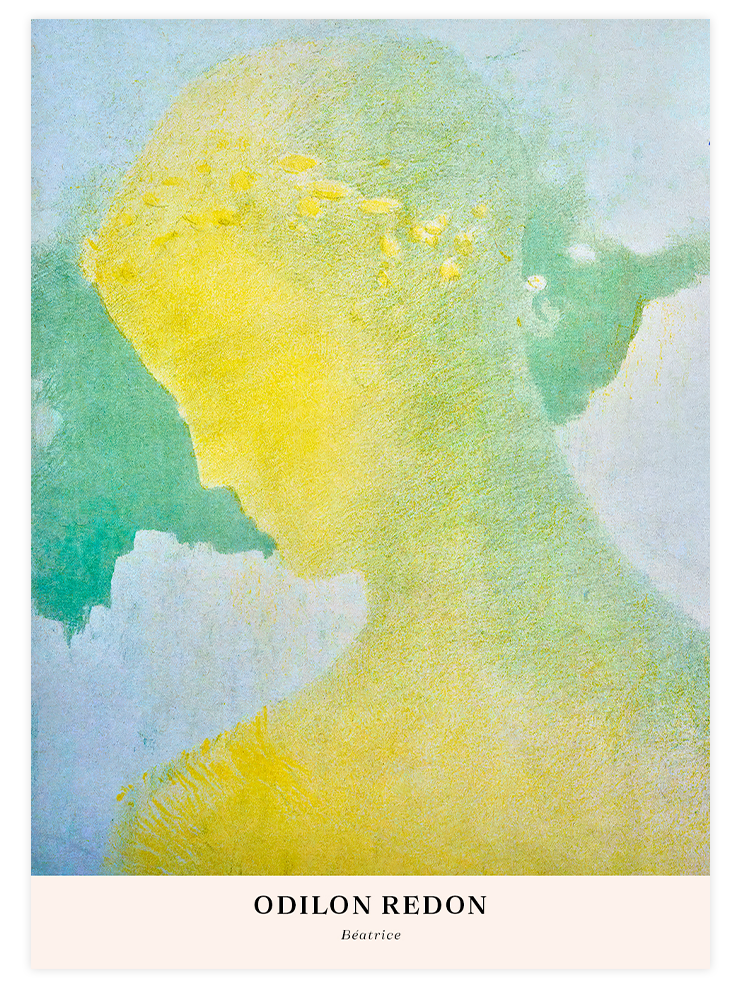 Odilon Redon Béatrice - Art Print
