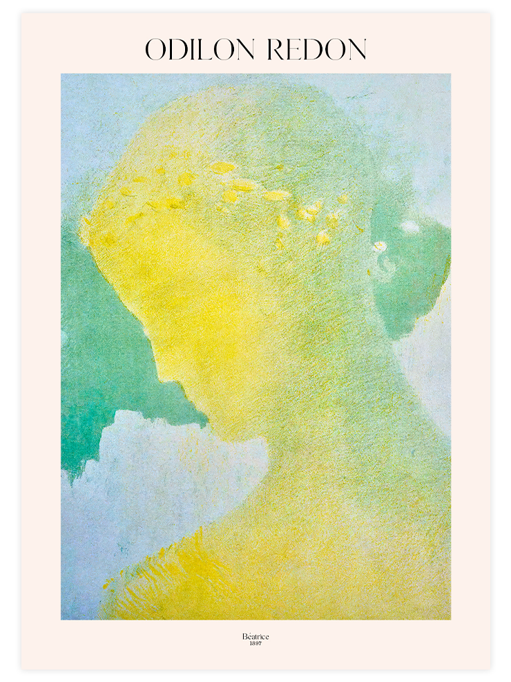 Odilon Redon Béatrice - Art Print