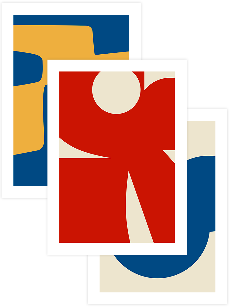 Couleurs Vives - Poster Seti Trio