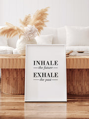 Inhale Exhale Poster - Giclée Baskı
