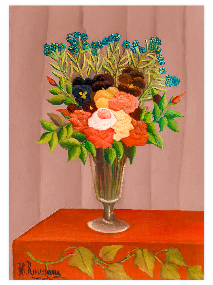 Henri Rousseau Çiçek Buketi - Art Pirnt Ürün ana görseli