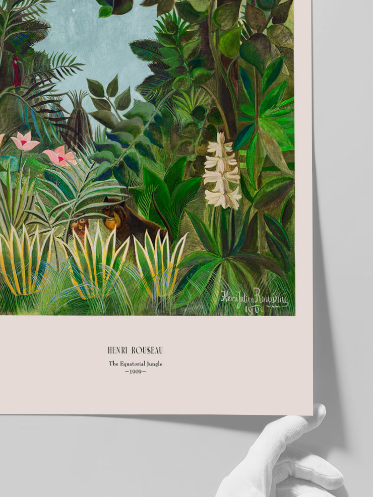 Henri Rousseau Ekvator Ormanı - Art Print  Poster