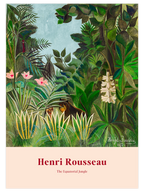 Henri Rousseau The Equatorial Jungle - Art Print