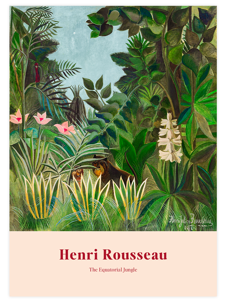 Henri Rousseau The Equatorial Jungle - Art Print