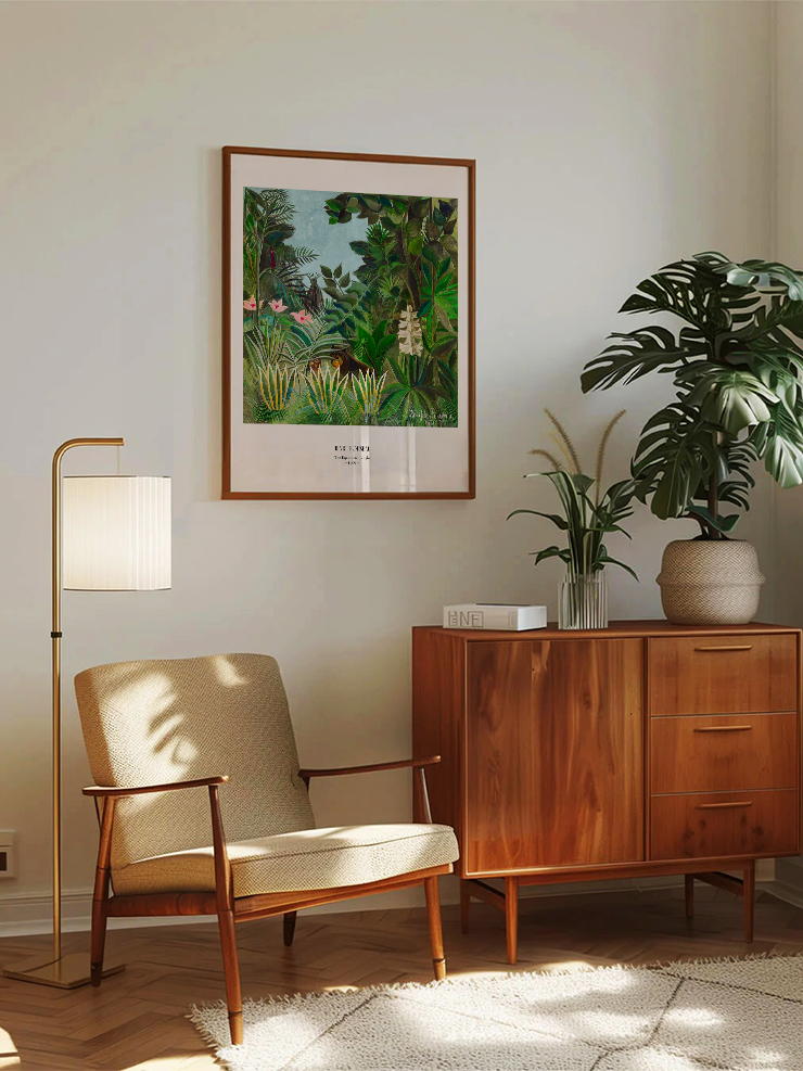 Henri Rousseau Ekvator Ormanı - Art Print Ürün ikincil görseli