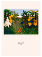 Henri Rousseau Le Repas du Lion - Art Print