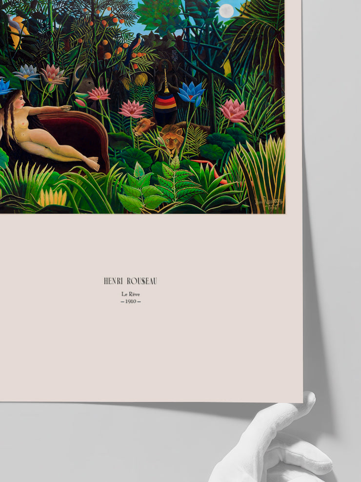 Henri Rousseau Rüya - Art Print  Poster