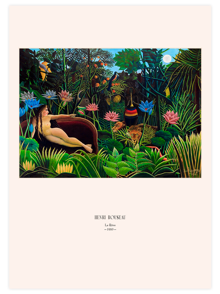 Henri Rousseau Rüya - Art Print