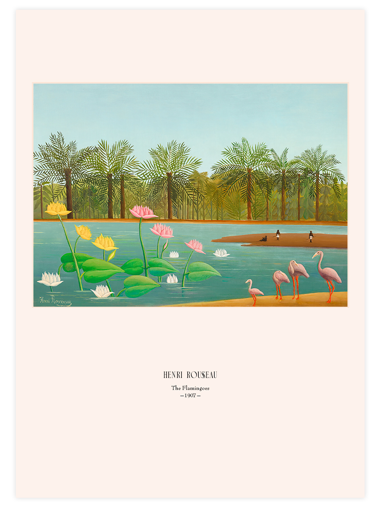 Henri Rousseau Les Flamants - Art Print