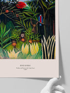 Henri Rousseau Singes et Perroquet dans la Forêt Vierge - Art Print