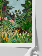 Henri Rousseau The Equatorial Jungle - Art Print